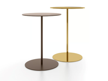TIME - Round metal coffee table by F.lli Orsenigo - view 2